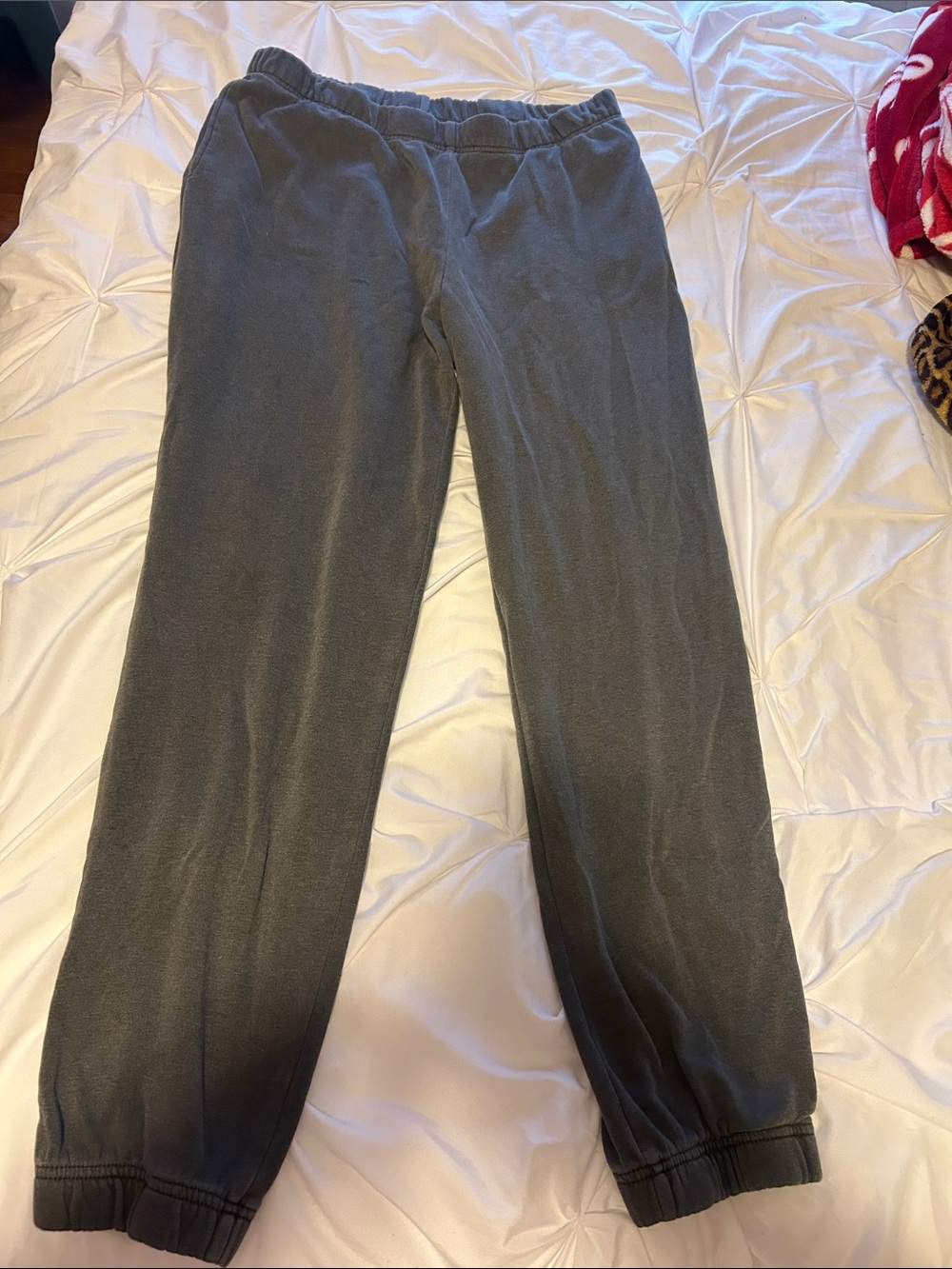 Charcoal Gray Pull-On Fleece Joggers